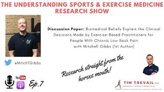Mitch Gibbs | Biomedical beliefs and clinical decision making in low back pain