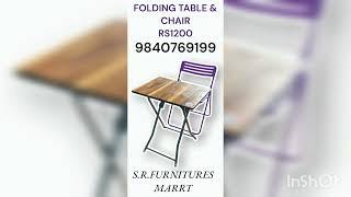 folding table & folding chair stock clearance sale Limited stocks