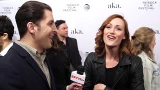 Kerry Bishé at "The Ticket" Tribeca Film Festival Premiere with Arthur Kade