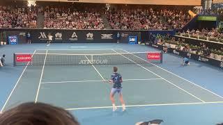 Auger-Aliassime v Korda ADELAIDE 2025 FINAL – great court-level point