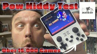 Pow Kiddy Handheld mit 15000 Games Unboxing im Test +DustinBT+ Retrogames