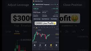 $3000 Live Trade profit | Power of Binance Future Trading Signals