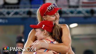 Taryn Kloth, Kristen Nuss shine in U.S. beach volleyball's strong win vs. Australia | Paris Olympics