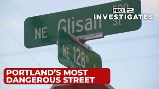 Northeast Glisan is one of the most dangerous streets in Portland