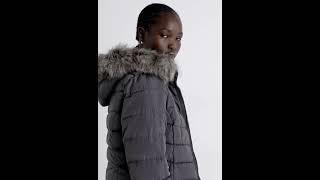 ONLY ONLELLAN HOOD LIFE Padded Winter Jacket Parka Magnet Grey Women | Zalando