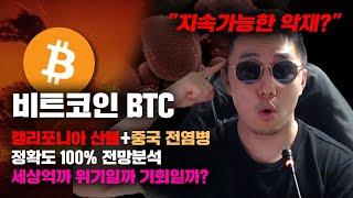 비트코인 BTC [긴급] 또 전염병을 세계로...! 중국+캘리포니아 산불, 정확도 100% 전망분석...! 세상억까 위기일까 기회일까...? #코인시황