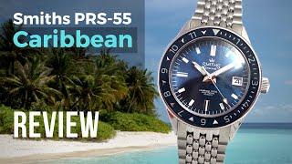 60s Dive Watch With Colors! Smiths PRS-55 1000 Caribbean. Review.