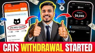 Cats Airdrop Withdrawal Stared || Cats Listing Date || Cats Withdrawal || Telegram Wallet | Earn Pro