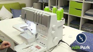 Bernina L850 Overlocker - Overlockmaschine richtig Einfädeln