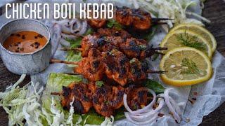 JUICY & TENDER CHICKEN BOTI KEBAB