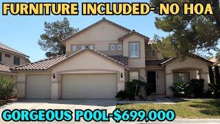 Homes for Sale Las Vegas, Las Vegas Homes for Sale With Pool NO HOA and Furnished