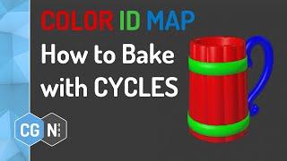 How to Bake Color ID Map with Blender Cycles