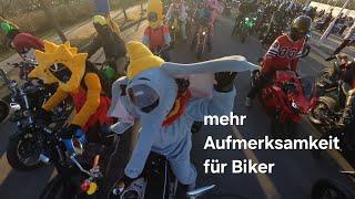 Saisonstart 2025/Demo mehr Aufmerksamkeit für Biker