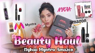 Nykaa Best Of Beauty haul || affordable nude lipstick under 125 Rs. haul