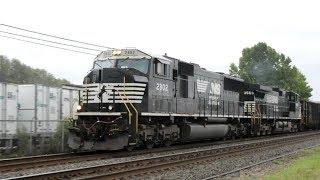 Trains On The NS Reading Line, Railfanning, Macungie, PA Jul 23, 2018