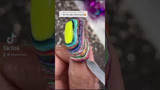 Super Satisfying Extra Thick Nail Removal   #nails #nailtutorial #acrylicnails #nailart