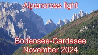 Cycle tour Lindau-Lake Garda November 2024 (Alpencross light)