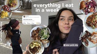 what I EAT in a week half-marathon training | easy, high protein & delicious