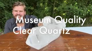 Museum Clear Quartz Specimen WITH PERFECTLY INTACT POINTS Cosmic Cuts DREAM Display Specimen RR 18s