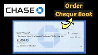 Chase Order Checks | Order Chequebook Chase Bank | Chase Personalized Checks Book order online fast