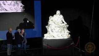 Michelangelo's Pure Silver Pietà Unveiling - Treasure Investments dba Foundry Michelangelo