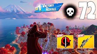 72 Elimination Solo Vs Squads "Zero Build" Gameplay Wins (NEW Fortnite Chapter 6 PC)