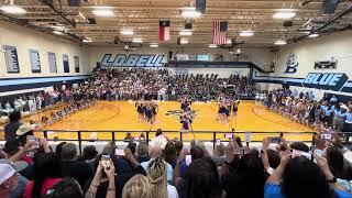 LD Bell HS Raiderettes and cheer perform Thunderstruck
