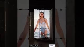 Vertical 55" LCD video wall