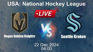  LIVE: Vegas Golden Knights vs Seattle Kraken - Live Ice Hockey Score