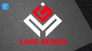 M G Professional Logo Design || Logo Design Tutorial Pixellab || logo kaise banaye