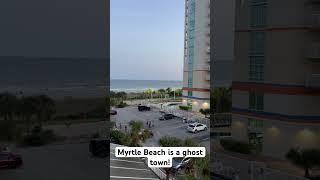 Myrtle Beach is a ghost town. And I like it!#new #trending #beach