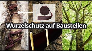 Wurzelschutz auf Baustellen ️ 100% BIOLOGISCH ABBAUBAR #wassersparen