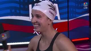 Reaction from WORLD RECORD HOLDER Regan Smith | U.S. Olympic Swimming Trials presented by Lilly