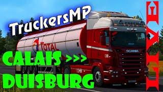  LIVE: TRUCKERSMP Calais - Duisburg - ETS2 Multiplayer   3000 Online