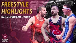 Freestyle Highlights from the U23 European Championships at #WrestlePlovdiv