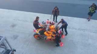 Marc Marquez - French round MotoGP Le Mans 2015 Change of motorcycle