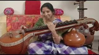 Annapoorne Vishalakshi... (Sama, Adi, Muthuswamy Dikshitar) by Rajyashree Josyer Shrikanth on Veena