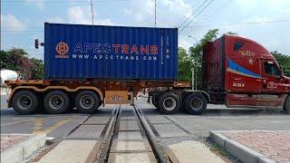 4K TRUCK CONTAINER SIMULATOR | Nhạc xe container chở hàng, xe ben, xe đầu kéo, xe tải to