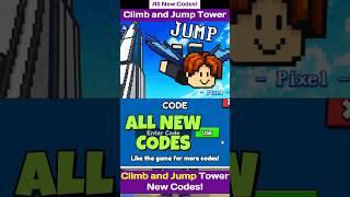 PIXEL WORLD! New Climb and Jump Tower Codes - All New Codes For Climb and Jump Tower