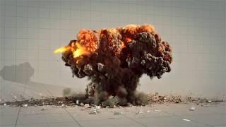 Houdini FX Explosion | My first Houdini Render | Made with PyroFX