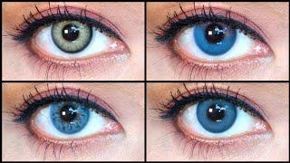 AprilEye Mermaid Tears Blue, Irish Grey Blue II, Himalaya Grey & Icing Purple Contact Lens Review