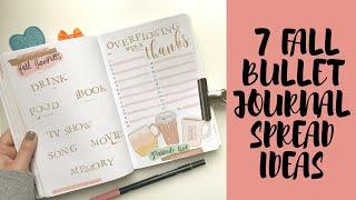 NOVEMBER BUJO SET UP | 7 Fall Bullet Journal Spread Ideas | Creative Faith & Co.