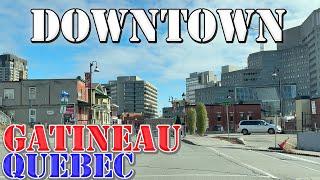 Gatineau - Quebec - Canada - 4K Downtown Drive