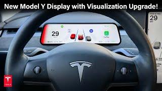 New Tesla Model Y/3 Display with Visualization & Apple CarPlay Upgrade! #tesla