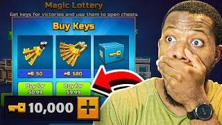 I SPENT 10,000 KEYS AND UNLOCKED... | Pixel Gun 3D