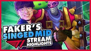 Faker's Singed Mid | T1 League of Legends Livestream FAILS