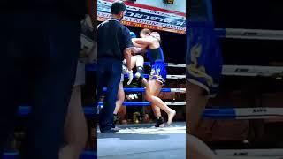 SHES STRONG AT MUAY THAI CLINCHING #shorts