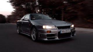 Grey 98’ R34 Skyline GTT | 4K
