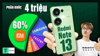 60% người dùng chọn Redmi Note 13 phân khúc 4 triệu, ra 1 năm rồi còn ngon thế sao?