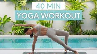 40 MIN YOGA WORKOUT || Full Body Yoga Flow For Strength & Flexibility